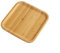Plateau carré en bambou pour dîners, fêtes et bar, durable (20 x 20 x 1,5 cm)