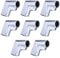 8 x Aluminum Chain Link Fence Gate Corner 1 3/8 x 1 3/8 for ALU Gate Corner Gate Elbow