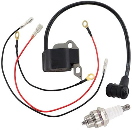 MCHNIC Zündspule mit Zündkerze für STIHL 021, 023, 025, MS 210, MS 230, MS 250, FS160, FS220, FS220K, FS280, FS280K, FR220 Kettensäge