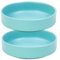 Ceramic Cat Bowls,6‘’Cat Food Bowl to Relieve Cat Whisker Fatigue,Pet Food Bowls for Cats and Puppies (Blue, 6'')