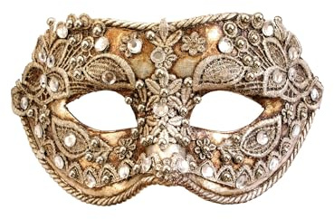 Maskworld Colombina macrame argento - Venezianische Maske - traditionell handgefertigt - Carnevale di Venezia