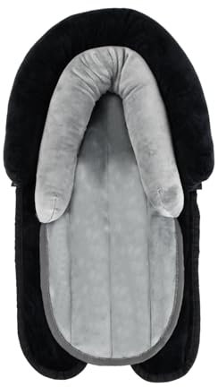 2-in-1 Baby Sitzverkleinerer, Kopfstütze für Babyschale und Autositze, Universell Einsetzbar in Kinderwagen, Autositzen, Babywippen, Ideal für alle Jahreszeiten