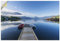 ARTland Wanddeko Wandtattoo selbstklebende Vinylfolie 120x80 cm Maritime Deko Outdoor Meer Boot Åkra Fjord Idyll Norwegen U5HH