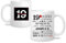 Yufansd Mug Tazza Personalizzata per 19° Compleanno - Idea Regalo per 19 Anni Sorella, Fratello, Amica, Coppia - Tazza di Ceramica 350 ml (19)