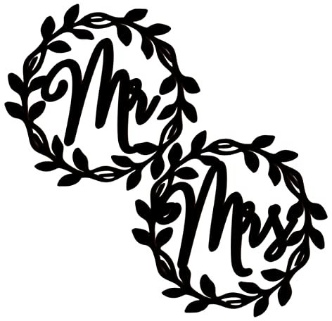 Amosfun Cartelli Per Sedie Per Sposi Decorazioni Per Matrimoni Decorazioni in Legno Cartelli in Legno Di Eucalipto