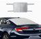 BSWNSJZT Auto-Heckscheibenabdeckung mit 3 Magnet für Mazda CX-3 2018-2025, 140x80cm Heckscheibe Scheibenabdeckung Winter ZubehöR