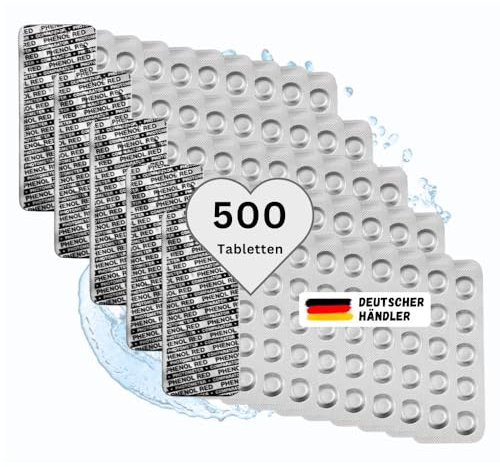 500 Test-Tabletten pH-Wert für elektrische Tester Photometer
