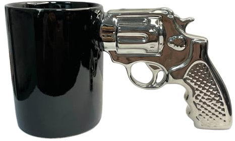 Pistole Tasse, Revolver Kaffeetasse, Keramik Kaffeebecher Mit Pistole Griff, Guns Mug, Coole Geschenke Für Männer