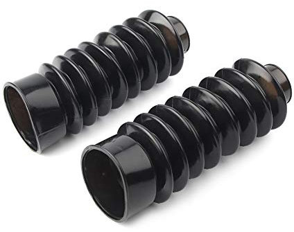 Bacar Motorcycle 41mm Fork Covers Front Rubber Gaiters Gators Shock Boots for FXST Dyna FXDWG