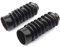 Bacar Motorcycle 41mm Fork Covers Front Rubber Gaiters Gators Shock Boots for FXST Dyna FXDWG