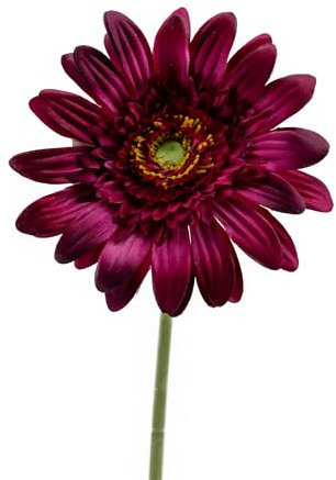 Täuschend echte künstliche Gerbera – Realistische Blüte aus Textilfaser, pflegeleicht & langlebig - Perfekt für Vasen oder Deko - 53 cm (4, Pink)