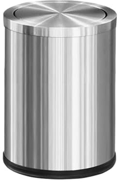Elegant 7L Stainless Steel Trash Can with OdorPreventing Lid RustProof Design Ideal for Kitchen & Home Cleaning Sleek Silver Finish