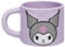Paladone Kuromi - Taza de café grande de cerámica con licencia oficial de Sanrio Hello Kitty & Friends de 400 ml para té y chocolate caliente, regalo kawaii para niñas, mujeres y adolescentes