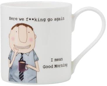 Rosie Made A Thing - Mug (Here We Go (M), White)