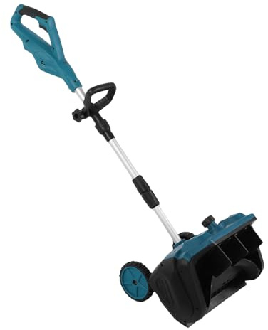 ZAICOLER Kit di Pala da Neve Senza Filo Distanza di Lancio 20 Piedi (≈6m) 136 kg/Min 6 Pollici di Larghezza 6 Pollici di Profondità per Passata Pala Neve Elettrica ABS Anti-graffio (Spina europea)