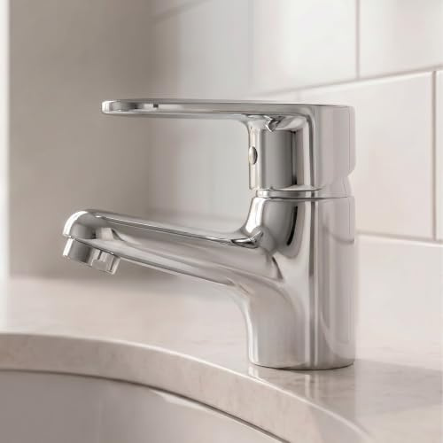 Grifo Lavabo - Grifo baño - GRIFO monomando baño - Monomando lavabo | Grifo de lavabo con todos los accesorios de montaje - conexiones universales