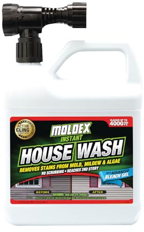 Moldex Concentrated Instant House Wash, 56 oz, Yellow
