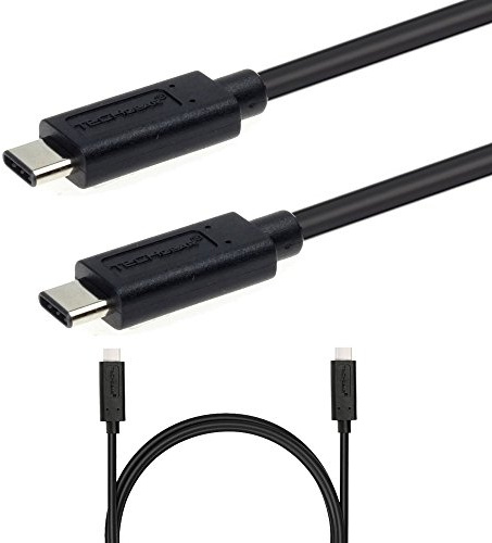 TECHGEAR USB 3.1 USB-C to USB-C Cable 10Gbps Fast Charging & Data Transfer Cable (1M) Compatible with iPhone 16/15, Samsung Galaxy S25/S24/S23, Drones, PS5, Switch, Laptops & Other USB C devices