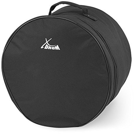 Sac de Batterie XDrum Classic, Sac pour Tom Taille 12x10 (Diamètre : 12, Profondeur : 10, déperlant, rembourrage intérieur, poignée solide) Noir