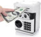 Itian Cartoon Piggy Bank Cash Coin Cash Coin mit Passwort, Money Bank Money Safe, Saving Box, ATM Bank Safe Locks Panda Smart Voice, Schwarz + Weiß