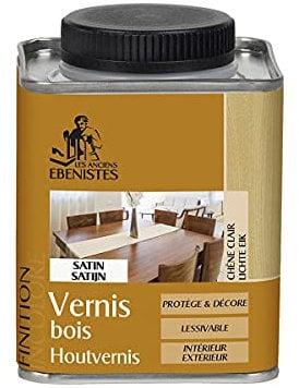 VERNIS BOIS SATINE 250ML CHENE CLAIR - Les anciens ébénistes