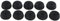 SM SunniMix 10pcs Rubber Cup Parts Diaphragm Air Pump, Black, 1