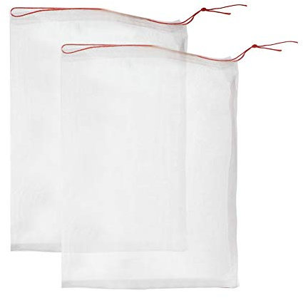 50 x Gartennetzbeutel, Gemüseschutz, Insektenschutz, Moskito-Insektenschutzbeutel, Nylon-Netzbeutel, Pflanzenschutzbeutel, Gartennetzbeutel zum Schutz von Pflanzen, Früchten, Blumen (15 x 25 cm)