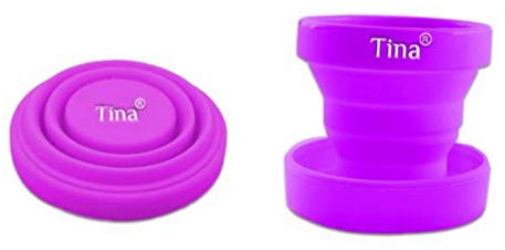 Menstrual Cup Steriliser Cleaner Wash Holder - Fits Most Menstruation Cups - Reusable Steriliser - Makeup Brush Holder | Colours Will Vary |- Travel Holder by Tina Cup