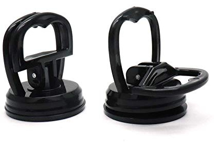 Willhom Disassembly Heavy Duty Suction Cup Opening Removal Tool 2 Pack for LCD Screen Repair of Laptops Tablets Phones(Black)