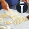 Case Cover 1pc Gitter Rollenschneider Kunststoff Dekorieren Teigrolle Dough Crust Pizza-backen-wälzfräsen Prägewerkzeug Für Gebäck Pizza Pie Plätzchen Bread Craft 20 * 6.5cm