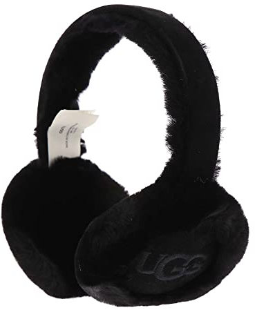 Ugg Sheepskin Embroidery 20955-BLK, Womens earmuffs, black, One size EU