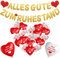 Deko für Den Ruhestand,Vormontiert Alles Gute Zum Ruhestand Girlande, Rente Deko Rente Luftballon Banner
