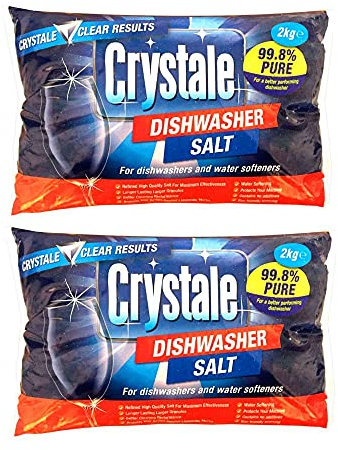 Purity Global 2 x 2kg Dishwasher Salt for Dishwashers and Water Softeners