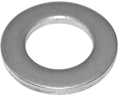 Unterlegscheiben M7 Edelstahl V2A 25 Stück Beilagscheiben 7,4X14X1,6 mm aus rostfreier Edelstahl A2 VA, DIN 125, ISO 7089 - Form A