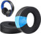 SOULWIT Cuscinetti Auricolari in Gel di Raffreddamento per Sony Gold Wireless Playstation PS4 Headset, Padiglioni Auricolari di Ricambio per la Versione 2014, Modello di Cuffia CECHYA-0083 (Nero)