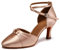 VCIXXVCE Scarpe da Ballo da Sala Donna Rosa Raso Salsa Moderna Tango Valzer Danza Scarpe con Tacco 7.5cm, 38 EU
