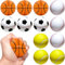 Mini Sportbälle, 12 Stück Mini Fußball, Schaumstoffbälle, Schaumstoff Tennisbälle für Kinder und Erwachsene für Fußball Party, Mitbringsel für Kindergeburtstage