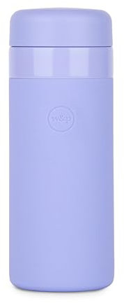 W&P Porter Insulated Water Bottle, 16oz Lavender, Vacuum Insulated Stainless Steel with Ceramic Coating, Leak Proof, Dishwasher Safe
