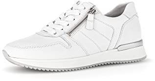 Gabor Damen Low-Top Sneaker, Frauen Halbschuhe,Wechselfußbett,Best Fitting,Freizeitschuhe,Turnschuhe,Laufschuhe,schnürer,Weiss,37 EU / 4 UK