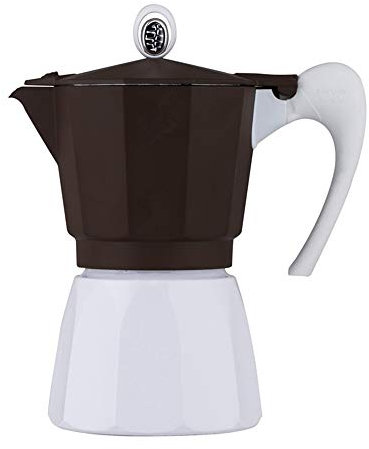 OQHAIR Moka Moka Caffettiera Macchina per Il caffè Macchina per caffè Espresso Moka Moka Fornello per caffè Espresso Caffettiere (Color : Brown, Size : 3 Cup) (Brown 3 Cup)