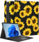 Wazzasoft for Microsoft Surface Pro 9 Case 13 Inch 2022 for Women Girls Cute Folio Cover Black Sunflower Pretty Protection Compatible with Type Cover Keyboard for Windows Surface Pro 9 Case 13 Tablet
