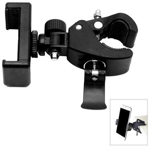 Mic Stand Phone Mount, 360° Rotation - Universal Phone Holder for Live Streaming, Video Shooting, Traveling