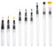 Lot de 9 Pinceaux Aquarelle, Stylos de Couleur Rechargeables, Pinceaux à Eau, Kit de Peinture Aquarelle de Voyage pour Enfants