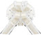 G2PLUS 12PCS Large Pull Bows, 6 Inch Silver Pull Bows, Christmas Pull Bows for Gift Wrapping, Wedding Cars, Birthday Decoration, Hampers, Christmas Wreaths, Bouquets