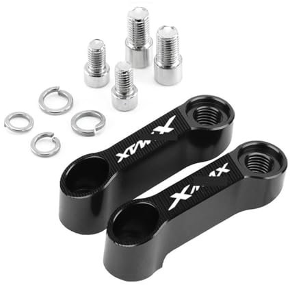 pour Y&amaha pour Xmax pour X-Max 125 250 300 400 Accessoires De Moto Rétroviseurs Rallonge Rallonge Adaptateur Montage Rallonge