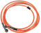 MOCNT 180cm Motorrad Bremsschlauch 28 Grad Verstärkter Hydraulischer Bremsölschlauch Motocross Bremskupplung Ölschlauch Stahl Bremsleitung Bremse Kupplung Ölleitung Orange