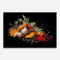 ARTHUB® Küchenrückwand aus Glas 60x80 cm, 5mm ESG | Spritzschutz, Glasplatte, Herdspritzschutz, Wandschutz für Herd, Hartglas, Lebensmittel, Gewürze, Spices Art