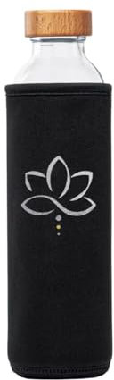 FLASKA - Vitalisierende Trinkflasche – Yoga Lotus – 500 ml