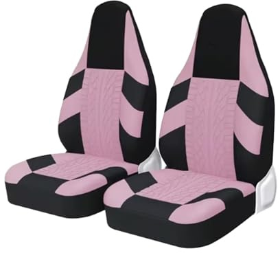 Auto Autositzbezüge Sitzschutz Universal Für Toyota Für Aygo 2007(Rosa 2St)
