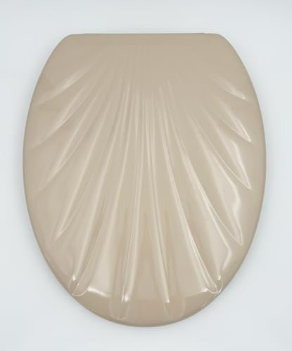 WC Sitz Klobrille Muschelform Farbe Beige, Duroplast, sehr stabil